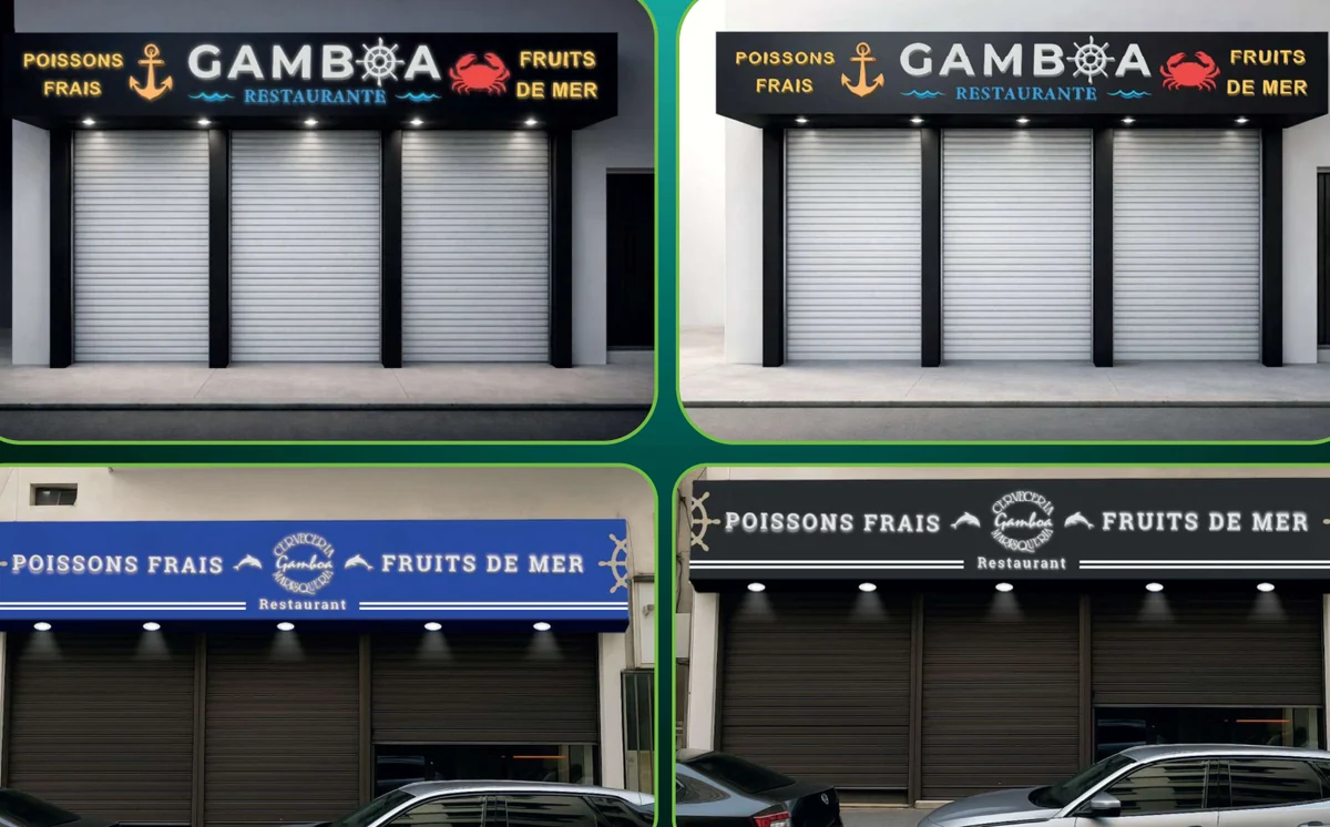 Enseignes & vitrines — Enseignes · Habillage de vitrine · Signalétique événementielle